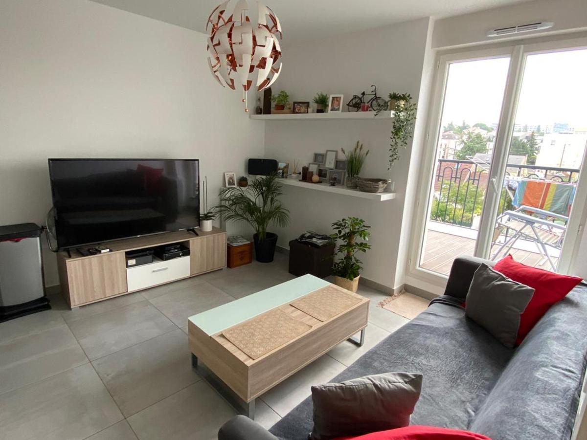 Ferienwohnung 35m2 neuf, plein sud, dernier etage avec terrasse Noisy-le-Grand Exterior foto